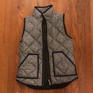 J. Crew Quilted Zip-Up Vest